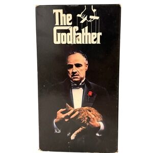 The Godfather VHS 1990 Paramount Pictures 2-Tape Set Marlon Brando Al Pacino R